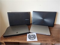 Laptops-Untested, No cords