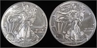 2017 & 2018 AMERICAN SILVER EAGLES