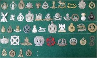 Panel forty seven UK Military cap badges