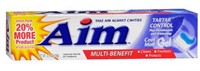 Aim Multi-Benefit 5.5oz Cool Mint Toothpaste 10/25