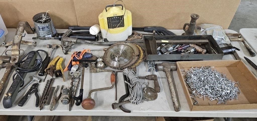 LARGE LOT OF ASST. TOOLS, NO SHIPPING