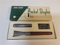 Duo-fast pocket stapler appears to be new in