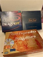 Games including unopened Trivial Pursuit -Genus