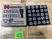 380 Auto 90gr Hornady Rnds 25ct