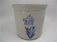 4 Gal. Western Jack in the Pulpit Stoneware Crock