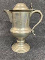 Antique H. Yale & Co. Pewter Flagon