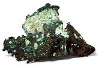 Raw Copper Formation w/ Mineral Growth