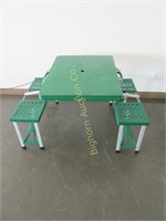 Folding Camp/Picnic Table with Seats