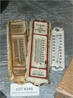 3 advertising thermometers