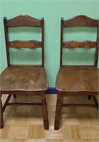 VTG Wooden Chairs (2)