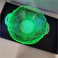 Uranium Glass Bowl