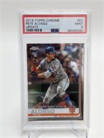 2019 Topps Chrome Pete Alonso Update #52 PSA 9 RC