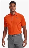 UNDER ARMOUR mens Tech Golf Polo Orange