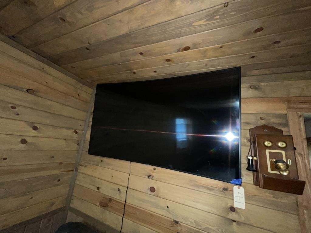 65" Curved Screen TV