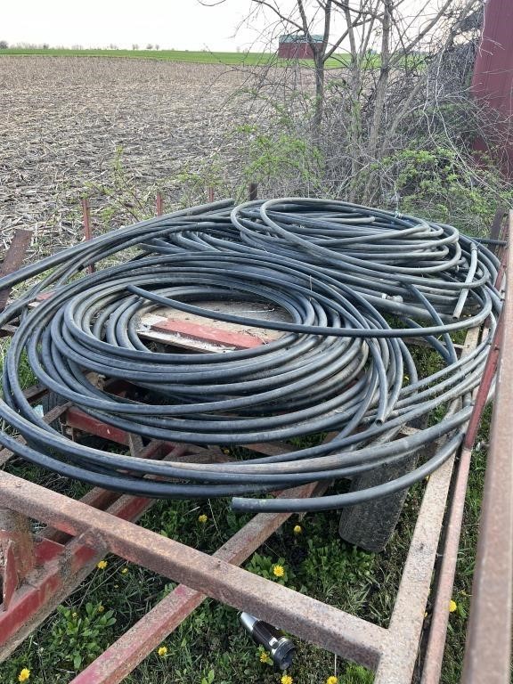 Hundreds of feet of plastic ABS tubing. 3/4” - 2