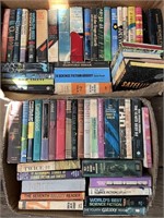 Sci-Fi Hardcovers. 2 boxes. c1950-60’s