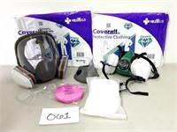 Respirator Masks and Coveralls