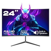 OF8500 24 Inch Gaming Curved Monitor 100hz Black