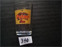 Small Good Old Potosi Glasses, Yellow & Red Writin