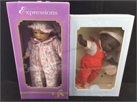 Carole and Expressions dolls.
