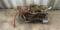 Basket of Extension Cords & Wire