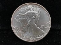 1990 Silver Eagle 1 oz 999 Silver