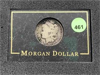 1883 CC Silver Morgan dollar Danbury mint in case