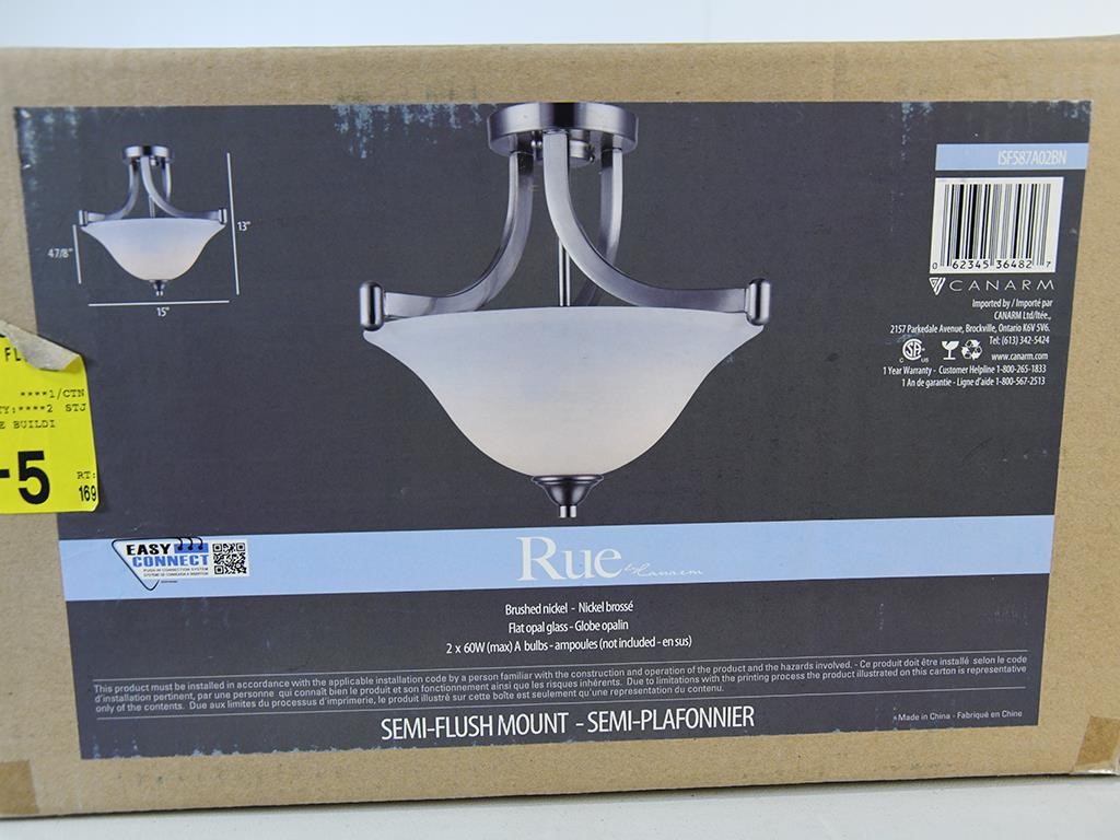 Rue Semi-Flush Mount Light