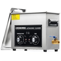 $140  CREWORKS 6.5L Ultrasonic Cleaner with Knob