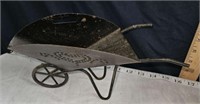 metal wheel barrow-toy