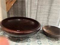 2 wooden Bowl