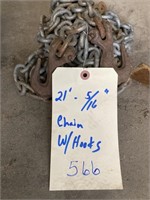 21'-5/15" tow chain