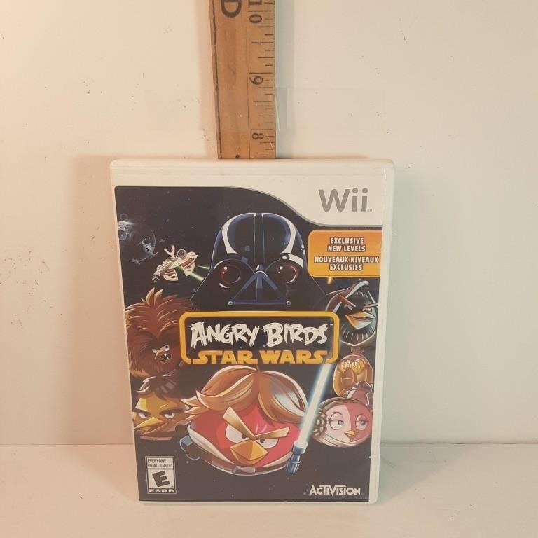 Wii star wars angry birds game