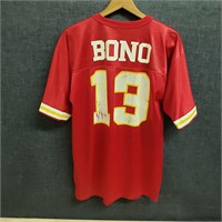 Steve Bono,Chiefs,Vtg,Jersey,Logo Athletic Xl