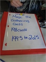 198 MAGIC THE GATHERING CARDS IN BINDER