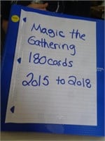 180 MAGIC THE GATHERING CARDS IN BINDER