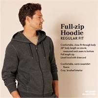 Amazon Essentials Men's Full-Zip Hooded Fleece