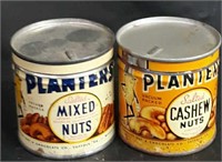 (2) Planters Cans