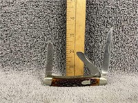 Schrade SS825 Three Blade Pocketknife - USA