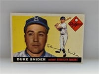 1955 Topps #210 Duke Snider HOF Brooklyn Dodgers