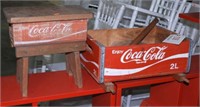 Lot #2196 - Coca-Cola wooden crate converted