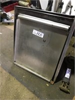 3 Stainless Steel Trays
