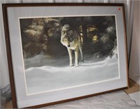 LE Wolf Print By "Christopher B Walden" #68/580
