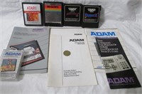 Jeux Atari, Coleco, Adam et brochures vintage