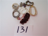 Asst. Vint/Now Bracelets & 1 pair of Earrings