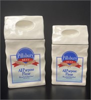 2 Pillsbury All Purpose Flour Container with Lid