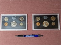 (2) 1970 U.S. Coin Proof Sets