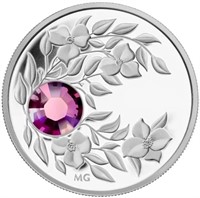 RCM 2012 Fine Pure Silver $3 Birthstone Coin Feb.