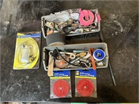 Assorted Garage Items / Lights / Hardware