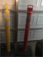 PAIR OF NEW SAFETY ROPE BARRIERS